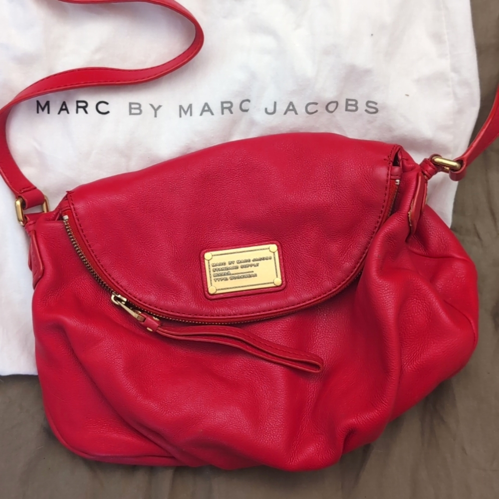 Marc by Marc Jacobs Natasha Q Red Shoulder Bag